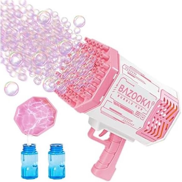 Bubble Gun, Bazooka Bubble Machine Gun, Bubble Blaster Gun with Bubble - Picture 7 of 7